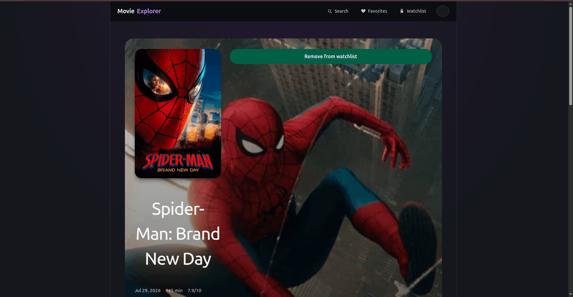 CineX screenshot