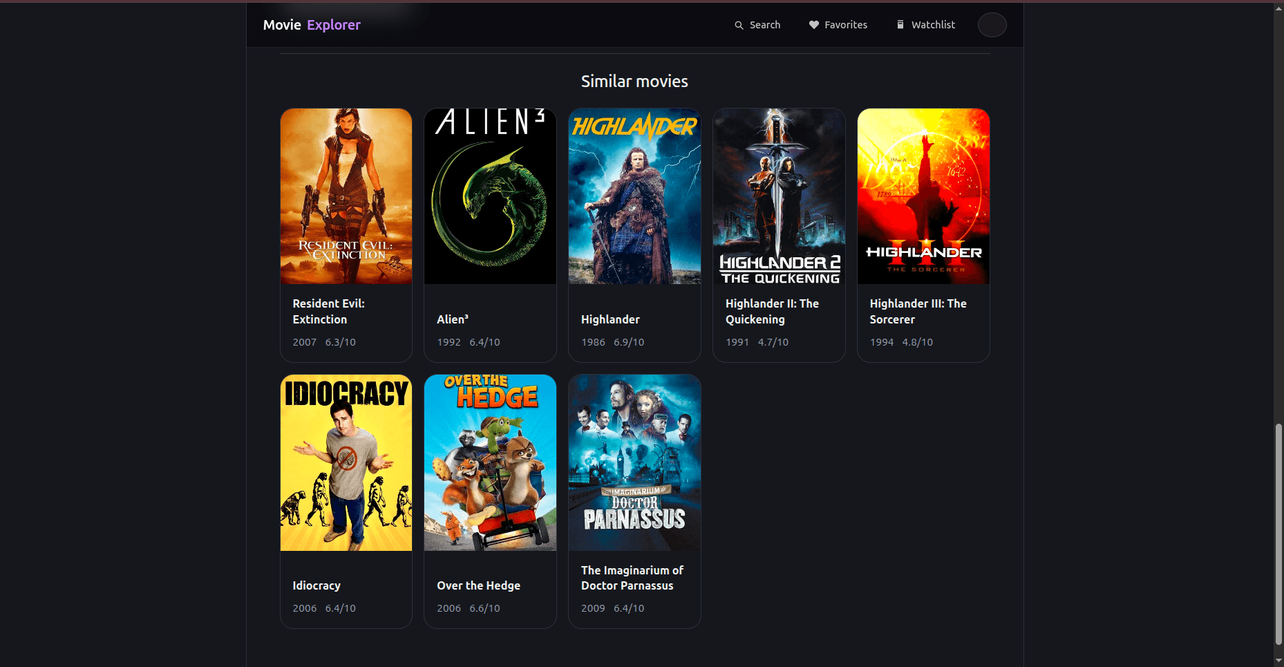 CineX screenshot